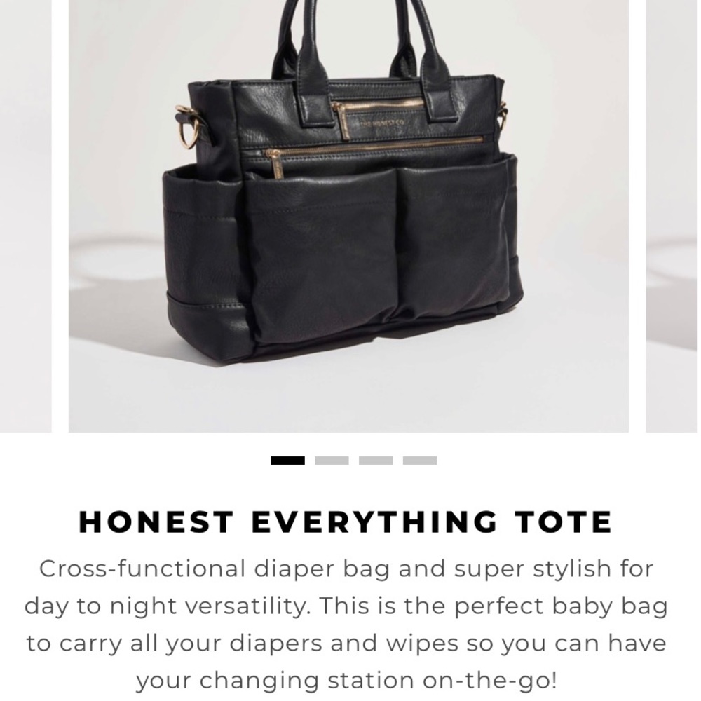 Honest Co. Diaper bag